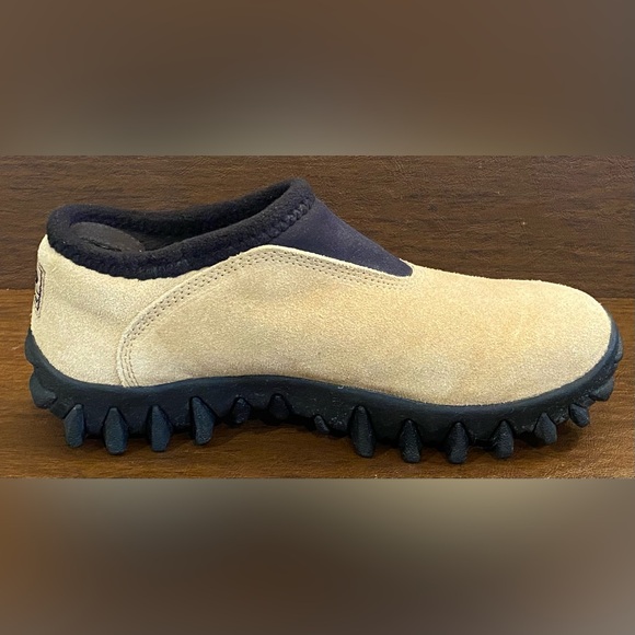 Salomon Women’s Contagrip CX Trail Slip On Suede Hiking Snow Shoes - Size 8.5 - Picture 4 of 12